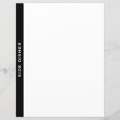 白黒レシピ仕切り |サイドディッシュ (裏面)