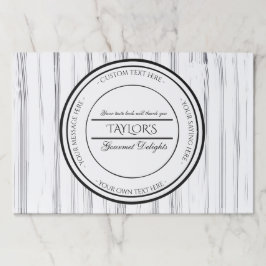 白黒レストラパーソナライズされたン ペーパーパッド