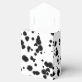 白黒レッドダルマティアンスポットバースデーパーティー フェイバーボックス (オープン)