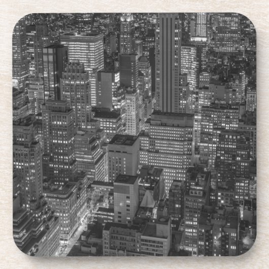 白黒レッドニューヨークシティスカイライン コースター (正面)