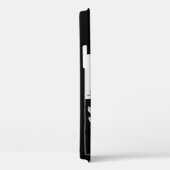 白黒レッドローゼローズバッドアールヌーボーフローラ Case-Mate iPhoneケース (裏面 / 右)