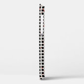白黒レッド抽象芸術パターンシック Case-Mate iPhoneケース (裏面 / 左)