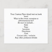 白黒レッド水玉模様レトロキュートコンサルタント チラシ (裏面)