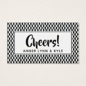 白黒レトロパタン飲料チケット (裏面)