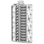 白黒レトロパターストライプン1 フラスク (左)