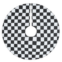 白黒レトロパタ市松模様にーン