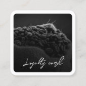 白黒レトロフォトコーヒーショップロイヤリティカード ロイヤリティカード (正面)