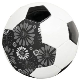 白黒レトロフローラ サッカーボール