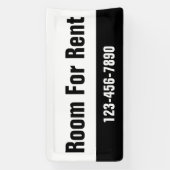 白黒レンタル用のテンプレート 横断幕 (縦)