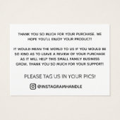 白黒ロゴありがとうショッピング (裏面)