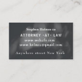 白黒ロゴエレガントミニマル 名刺 (裏面)