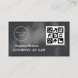 白黒ロゴエレガントミニマル 名刺