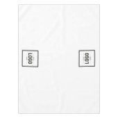 白黒ロゴビジネスのプロモーション テーブルクロス (正面)