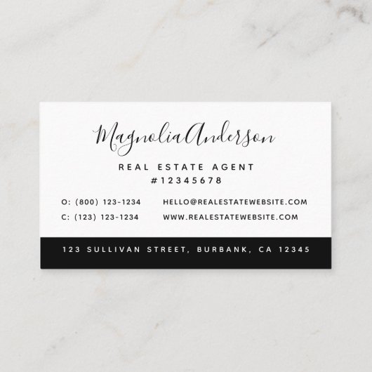 白黒ロゴ実在領域 名刺 (裏面)