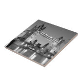 白黒ロンドンタワーブリッジ タイル (側面)