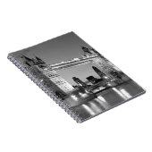 白黒ロンドンタワーブリッジ ノートブック (右側)