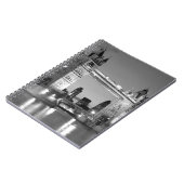 白黒ロンドンタワーブリッジ ノートブック (左側)