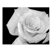 白黒ローズスタンプ ラバースタンプ (インプリント)