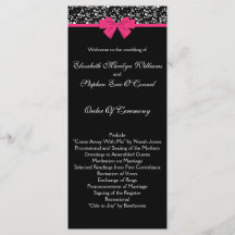 白黒ローズピンクボウ