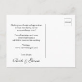 白黒ローズピンクボウ 案内ポストカード (裏面)