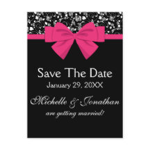 白黒ローズピンクボウ