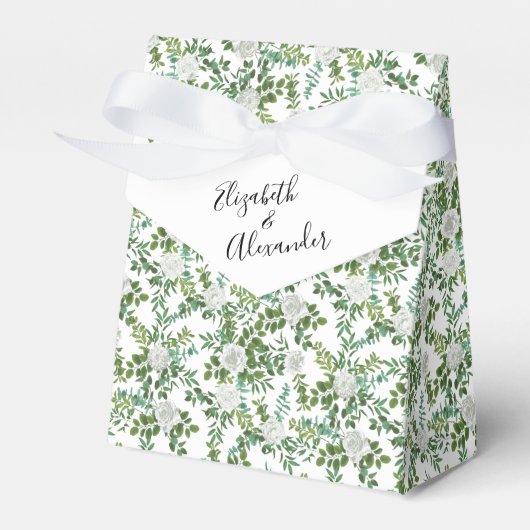 白黒ローズフローラ結婚ズ フェイバーボックス (正面サイド)