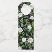 白黒ローズフローラ結婚ズ ボトルネックタグ (裏面)