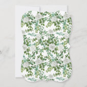 白黒ローズフローラ結婚ズ 招待状 (裏面)