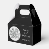 白黒ローズ結婚ズ フェイバーボックス (正面サイド)