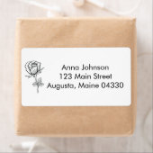 白黒ローズ結婚ズ ラベル (インサイチュ)