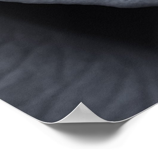 白黒ローズ ポスター (角)