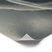 白黒ローズ ポスター (角)