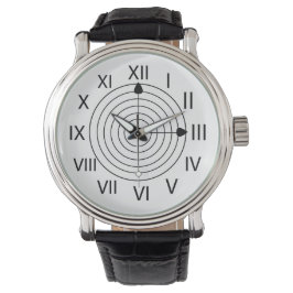 白黒ローマ時計デザイン 腕時計