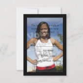 白黒ローレル法科卒業 出欠カード (裏面)