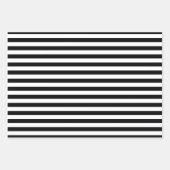 白黒ワイドストライプ ラッピングペーパーシート (正面3)