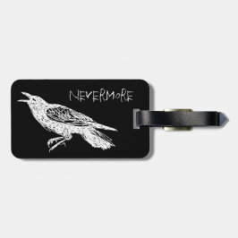 白黒ワタリガラス ラゲッジタグ