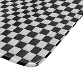 白黒ワニ皮プリントチェス カッティングボード (角)
