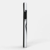 白黒ヴィンテージのつるこうもりiPhoneケース Case-Mate iPhoneケース (裏面/右)