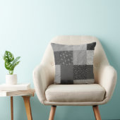 白黒ヴィンテージのパッチワークの生地のデザイン クッション (椅子)