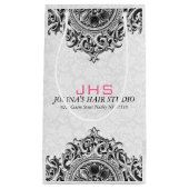 白黒ヴィンテージオーナメント スモールペーパーバッグ (正面)