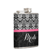 白黒ヴィンテージダマスブライド フラスク (右)