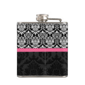 白黒ヴィンテージダマスブライド フラスク (裏面)