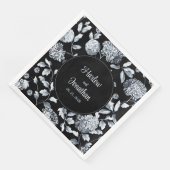 白黒ヴィンテージフローラ結婚つる植物 (コーナー)