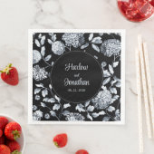 白黒ヴィンテージフローラ結婚つる植物 (インサイチュ)