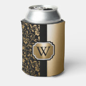 白黒ヴィンテージフローラ 缶クーラー (缶裏面)