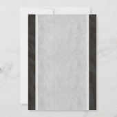 白黒ヴィンテージボウリネン結婚式招待状 招待状 (裏面)