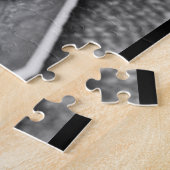 白黒ヴィンテージ写真 ジグソーパズル (側面)