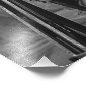 白黒ヴィンテージ怪獣映画 フォトプリント            (角)