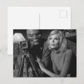 白黒ヴィンテージ怪獣映画 ポストカード (正面/裏面)