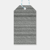 白黒ヴィンテージ花モダンフローラシック ギフトタグ (裏面)